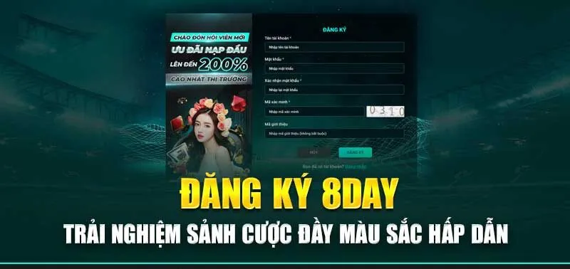 Hướng dẫn đăng ký 8Day