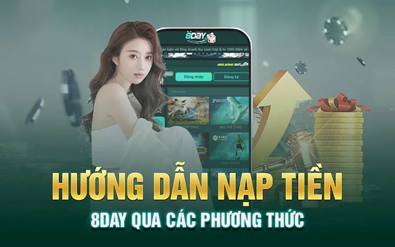 Hướng dẫn nạp tiền 8Day