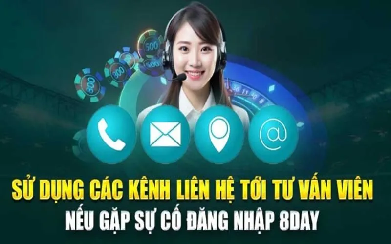 Những phương thức liên hệ 8day 